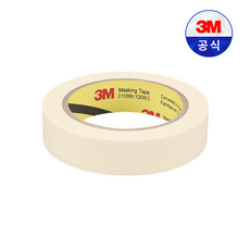 3M 마스킹테이프 커버링테이프, 마스킹 25(미색), 1개