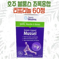 뉴질랜드 블룸스 초록홍합 60정 초록잎홍합 리프리놀, 1개