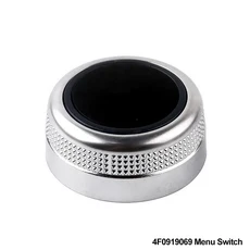 아우디 A6 올로드 Q7 S8용 내비게이션 메인 스위치 커버 멀티미디어 MMI 볼륨 노브 회전, 01 1X 4F0919069 Menu, 01 1X 4F0919069 Menu