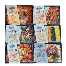 온더고 도시락 6종(더블치즈앤차돌깍두기+오징어제육덮밥+우삼겹불고기덮밥+야채비빔밥+치즈닭갈비덮밥+함박정식), 1세트, 1.81kg
