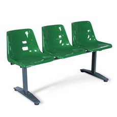 3인용 대기실 회의실 장의자 의자 연결, 고정형, 쿠팡 고정형_빨강, 1개