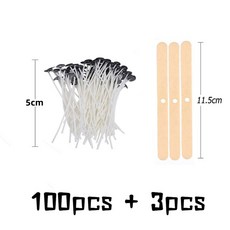 왁스 액세서리 무연 램프 개/세트 목재 코튼 간장 심지 양초 등유 오리지널 코어 라인 우븐 캔들 만들기 103, 1개