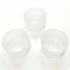 텀블러 바닥 실리콘 보호대, 3개, 9cm 투명