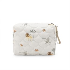 嬰兒洗漱用品尿不溼紙尿褲外出收納掛袋防塵袋 ins韓版尿布收納包, 1個, 可愛動物