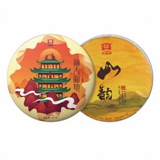 大益 洞天福地 357克*2 霸氣精選組合A 2001 山韵 1601, 1個, 套