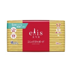 樂選購物 日本大王elis愛麗思極致薄衛生棉護墊，舒適裸肌，輕薄透氣，呵護私密肌膚, 1個, 無翅膀-護墊 17cm 36片