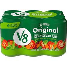 V8 오리지널 100프로 야채 주스 140579, 11.5 Fl Oz (Pack of 6), 500ml