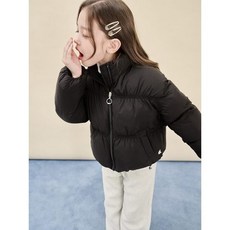 매장정품 [빈폴키즈] 여아 볼륨 패딩 점퍼 블랙 (BI5938G035) 243368