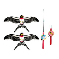 야외 비행 장난감 세트 2세트 로드 컨트롤이 있는 카툰 에어 플레이 세트 가족 활동 및 부모 자녀 야외 와 호환됩니다, 삼키다,  들이켜다