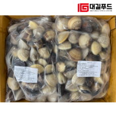대길푸드 냉동 백합조개 40/60 5kg (1kg*5), 1박스