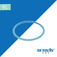 ARMADA 壓力鍋膠圈，食品級矽膠材質，安全耐用，多品牌適用，輕鬆更換，提升烹飪效率, 1個, 9L壓力鍋適用（藍色膠圈）, 26cm