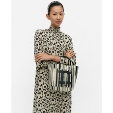 MARIMEKKO Mono Mini Tote Siluetti 093281 light yellow black