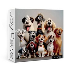 해외 BBOLDIN 성인용 강아지 독특한 퍼즐 1000피스 아트 직소 가을 락 스톤 미국매장정품+ 1729075, Joy Paws.