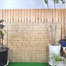 프리미엄 갈대발 문발인테리어 천연발 햇빛가리개 울타리가림막 베란다 화단보호