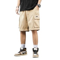 工裝短褲 男生寬鬆休閒運動短褲