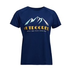 WOAWOA 涼感排汗登山衣 山岳線條/nOUTDOORER