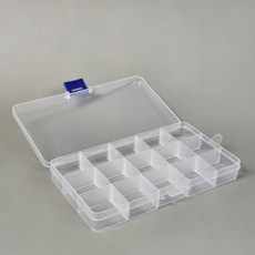 15구 칸막이 분리 수납함 비즈 악세사리 알약 소분khe3+8PSG