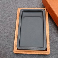 維尼好物 便攜防漏硯臺 書法專用, 1個, 回文長方素硯