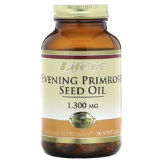 프리미엄상품 LifeTime Vitamins 달맞이꽃 씨 오일 1300mg 소프트젤 50정 부모님챙기세요, LifeTimeVitamins달맞이꽃씨오일1300mg소, 1개