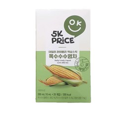 5k프라이스 데일리 라이블리 액상스틱 옥수수수염차, 20개, 10ml