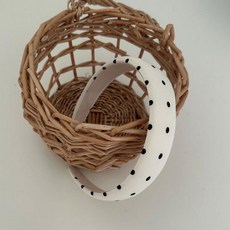 엘리몰리KC 도트머리띠<br><ivory><br>*FREE*