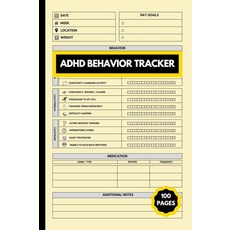 Majosta ADHD Behavior Tracker: 100 Pages Detailed tracker for ADHD ADD MBD Hyperkinetic Syndrom