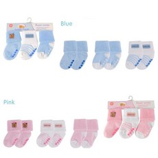 Luvable Friends 初生嬰兒必備套裝組 (3雙/組) 棉質寶寶襪子 婦幼兒襪子