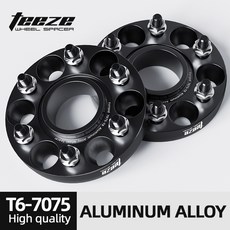 허브스페이스 휠 T6-7075 스페이서 알루미늄 허브 확장 어댑터 장안 헌터 플러스 플랜지 플레이트 M12X1.5 6x139.7 106.1 2 개 4, [09] 2PCS 25MM