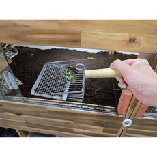파충류 육지거북 흔들어 배변삽(배변 야채찌꺼기 이물질 제거)