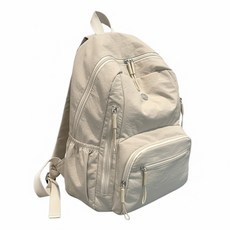 네이비팝 가벼운 기저귀 가방 경량 백팩 산모선물, 화이트