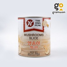 화풍 양송이 특편 슬라이스, 2.8kg, 1개