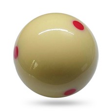 당구 연습용 큐볼 직경 57.2mm 단면 도트 무늬 초보자용, 01 China Mainland, 01 하얀색, 1개