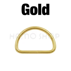20/100pcs 금속 D 링 조정 가능한 버클 걸쇠 웨빙 배낭 스트랩 가방 고양이 개 목걸이 체인 Accessorie, 04 100pcs 25mm, 06 Gold