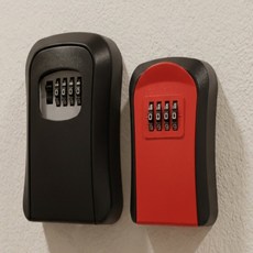 키키스토어 열쇠 보관함 방화문도어락열쇠형, 중 레드