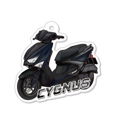 YAMAHA 壓克力造型鑰匙圈 吊飾, 1個, 深藍-勁戰六代