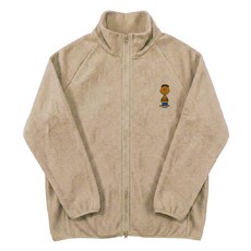 JJ패션라운지 남녀공용 캐주얼 피너츠 해피무드 후리스 집업 남성 여성 데일리 자켓 겨울 아우터