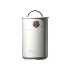 火象 巴洛克燜燒杯 304不鏽鋼 便攜燜燒 自帶摺疊餐勺, 白色, 1個, 500ml