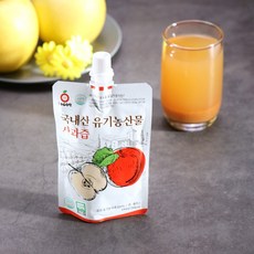 의성 유기농 사과즙 100ml 30팩, 30개