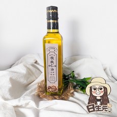 日生元 冷壓初榨核桃油 250ml, 1個, 核桃仁油 250ml