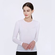 LUFIT 루핏스포츠 여성 라운드 쿨 여름 골프 냉감 롱티셔츠 자외선차단 쿨링 이너웨어