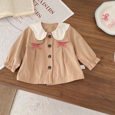 女童春秋寶寶洋氣上衣 嬰幼兒小外套