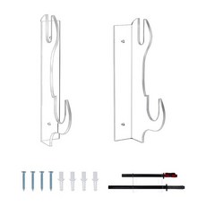 UNICRAFTALE 1쌍 2단 라이트 세이버 벽 마운트 홀더 아크릴 투명 검 랙 벽 디스플레이 검 스탠드 디스플레이 검용 라이트 세이버 선물 라이트세이버 수집가용 19.5, UNICRAFTALE 1쌍 2단 라이트 세이버 벽 마운