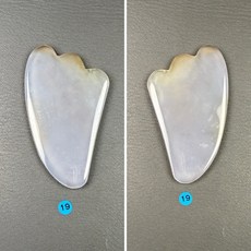 晶星 瑪瑙玉髓刮痧板 按摩器具, 1個, 19