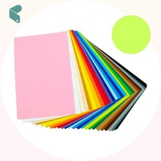 칼라펠트 비접착 연두 528H DIY 공예 미술 재료 펠트지 부직포 원단 시트 커머스픽201