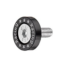 XSA Racing 牌照螺絲, 黑色, 1個