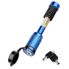 METOWARE 트레일러 히치 락 리시버 잠금 장치는 클래스 III IV 및 5.1cm(2인치) 6.4cm(2-1/2인치) 리시버에 적합 직경 1.6cm(5/8인치) 길이 핀, 블루.