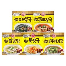 오뚜기 간편 블럭국 5종 x 5개 택1 29666523, 간편닭곰탕 (10g x 5) x 5개