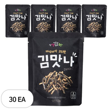 바삭바삭 고소한 김맛나, 30개, 80g
