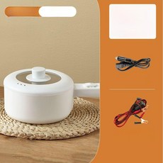 차량용 전기 프라이팬 라면 조리기 차박용 쿠커 다기능, 전류 제한 230W 본체 전용 배터리 케이블, 1개