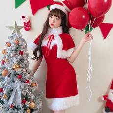 WULA烏拉 愛心領口聖誕裙裝 聖誕派對服裝